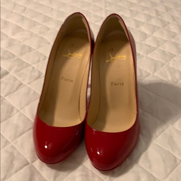 Christian Louboutin Shoes - Bright red Christian Louboutin high heel pumps